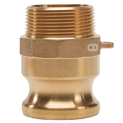 Brass 1 1/2" Male Camlock x 1 1/2" Male NPT