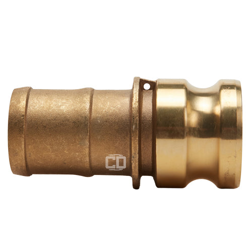Brass 1 1/2" Male Camlock to Hose Shank (USA)