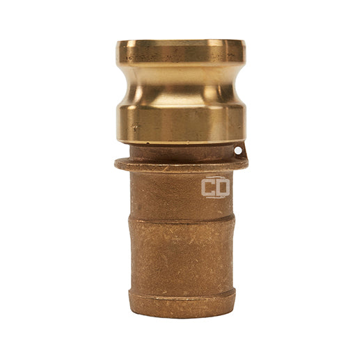 Brass 1 1/2" Male Camlock to Hose Shank (USA)