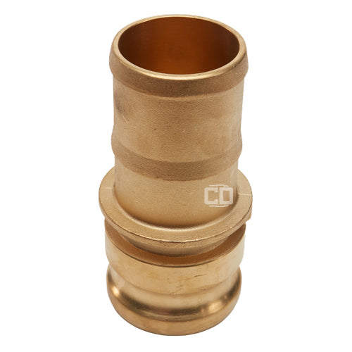 Brass 4" Male Camlock to Hose Shank