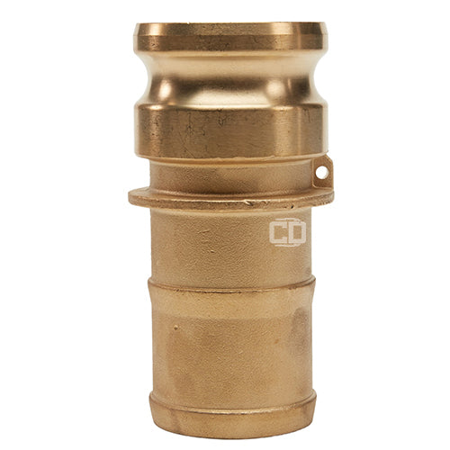 Brass 4" Male Camlock to Hose Shank