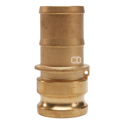 Brass 4" Male Camlock to Hose Shank