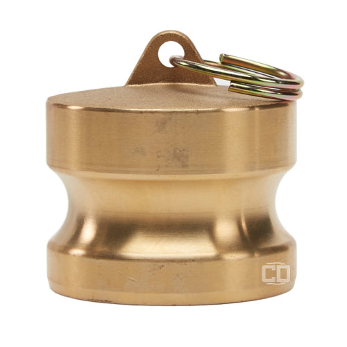 Brass 2 1/2" Male Camlock Dust Plug