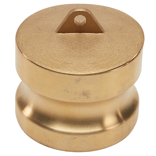 Brass 4" Male Camlock Dust Plug