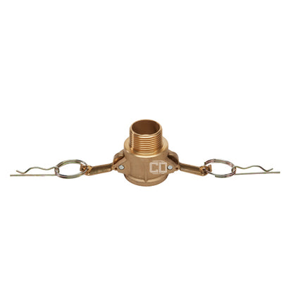 Brass 1 1/4" Female Camlock x 1 1/4" Male NPT (USA)