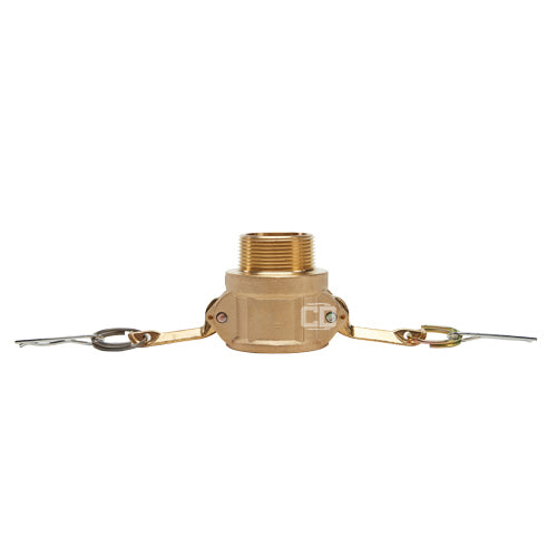 Brass 1 1/2" Female Camlock x 1 1/2" Male NPT