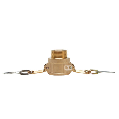 Brass 1 1/2" Female Camlock x 1 1/2" Male NPT