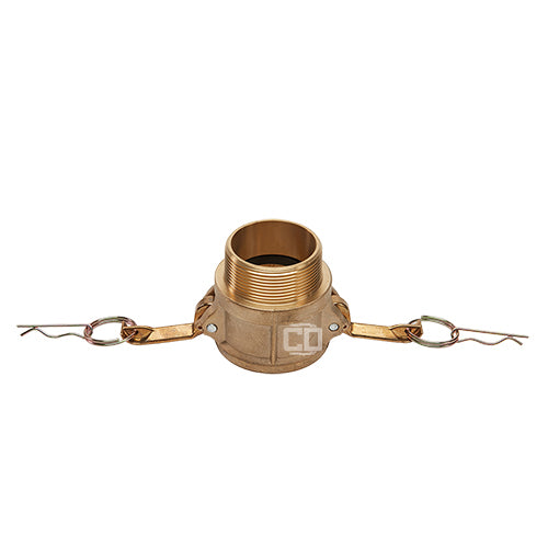 Brass 2" Female Camlock x 2" Male NPT (USA)