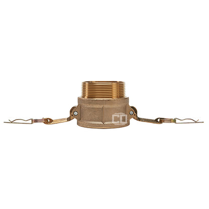 Brass 4" Female Camlock x 4" Male NPT