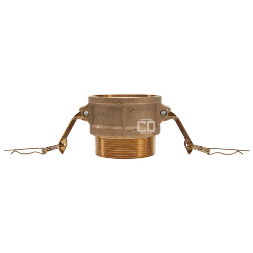 Brass 4" Female Camlock x 4" Male NPT (USA)