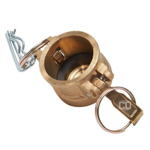 Brass 3/4" Female Camlock Dust Cap (USA)