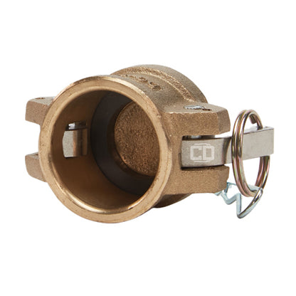 Brass 1 1/4" Female Camlock Dust Cap (USA)