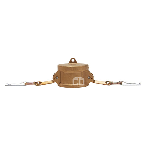 Brass 1 1/2" Female Camlock Dust Cap (USA)