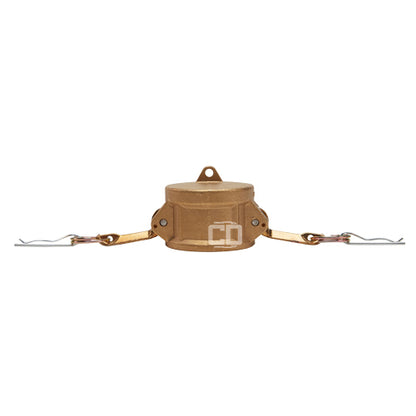 Brass 1 1/2" Female Camlock Dust Cap (USA)