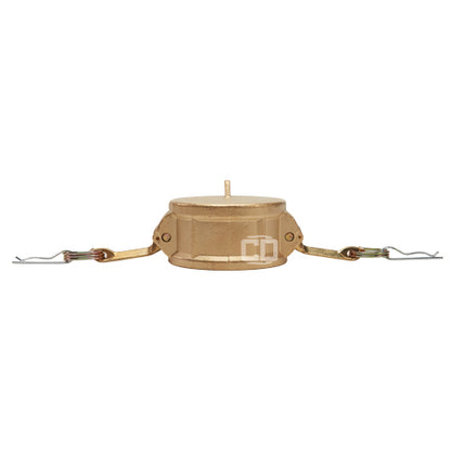 Brass 4" Female Camlock Dust Cap (USA)