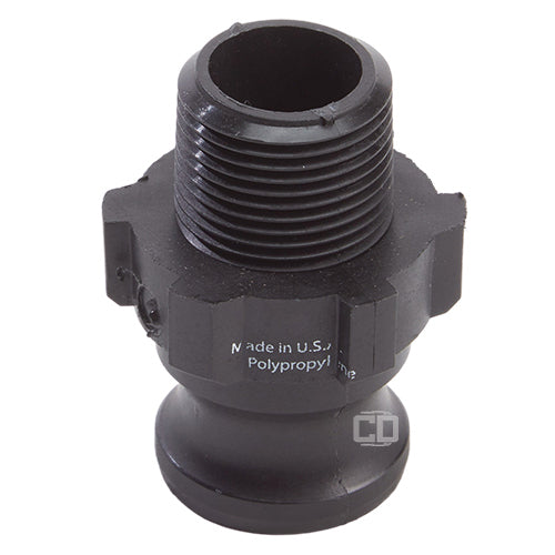 Plastic 3/4" Male Camlock x 3/4" Male BSP (USA)