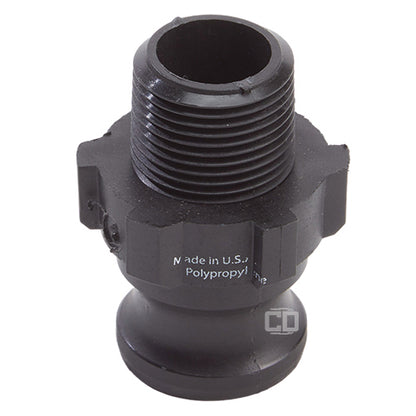 Plastic 3/4" Male Camlock x 3/4" Male BSP (USA)