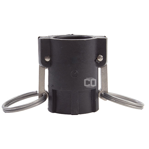 Plastic 1" Female Camlock x 1" Female BSP (USA)