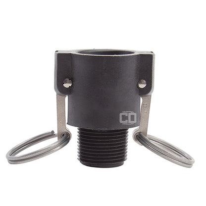 Plastic 1" Female Camlock x 1" Male BSP (USA)