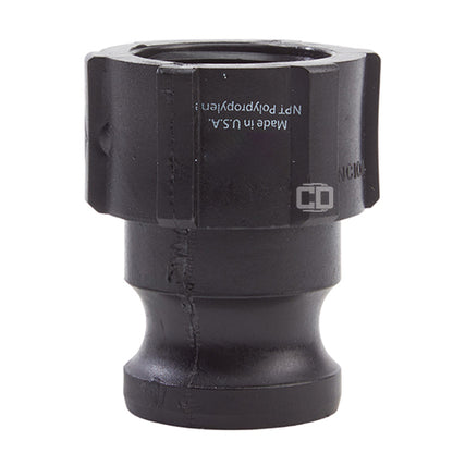 Plastic 1" Male Camlock x 1" Female BSP (USA)