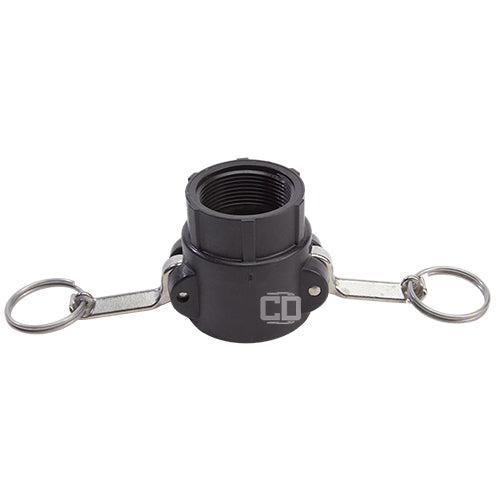 Plastic 1 1/2" Female Camlock x 1 1/2" Female BSP (USA)