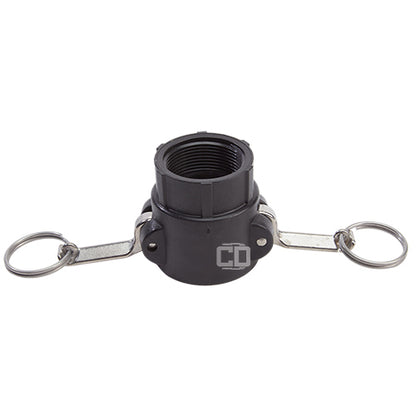 Plastic 1 1/2" Female Camlock x 1 1/2" Female BSP (USA)