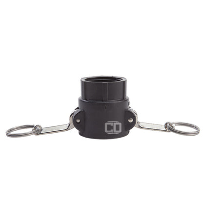 Plastic 1 1/2" Female Camlock x 1 1/2" Female BSP (USA)