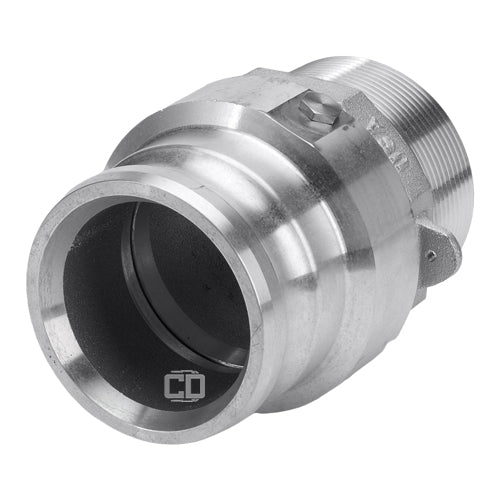 Aluminum 3" Swivel Male Camlock x 3" Male NPT (USA)