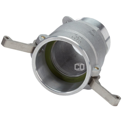 Aluminum 4" Swivel Female Camlock x 4" Male NPT (USA)