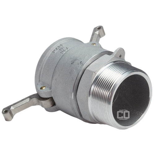 Aluminum 4" Swivel Female Camlock x 4" Male NPT (USA)