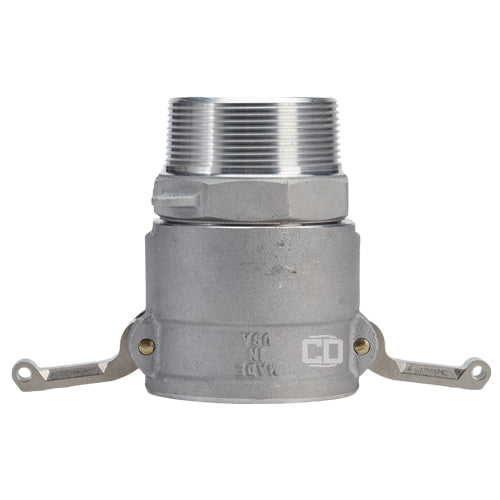 Aluminum 4" Swivel Female Camlock x 4" Male NPT (USA)