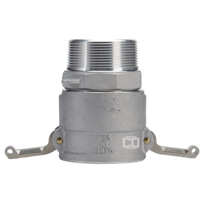 Aluminum 4" Swivel Female Camlock x 4" Male NPT (USA)