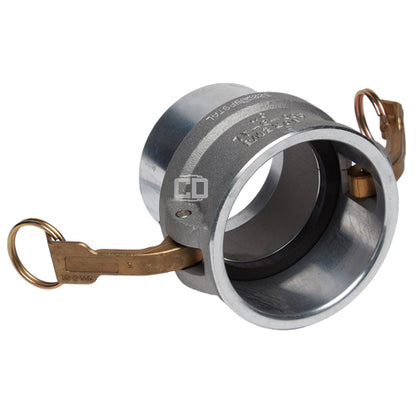 Aluminum 3" Female Camlock Fitting x 3" Schedule 40 Butt Weld