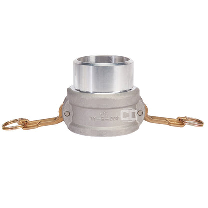 Aluminum 3" Female Camlock Fitting x 3" Schedule 40 Butt Weld