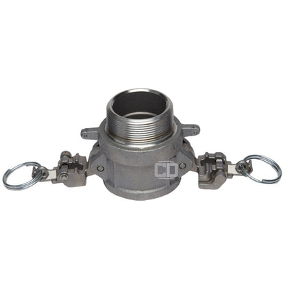 Aluminum Locking 1 1/2" Female Camlock x 1 1/2" Male NPT (USA)