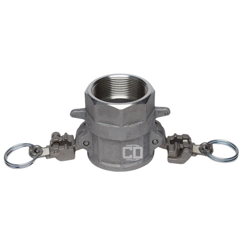 Aluminum Locking 1 1/2" Female Camlock x 1 1/2" Female NPT (USA)