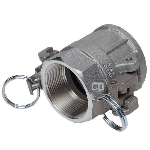 Aluminum Locking 1 1/2" Female Camlock x 1 1/2" Female NPT (USA)