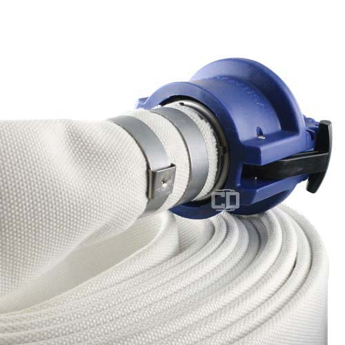 Blue 3" Polypropylene Female Safety Bump Cap