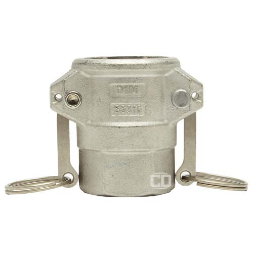 Stainless Steel 1" Female Camlock x 1" Female NPT