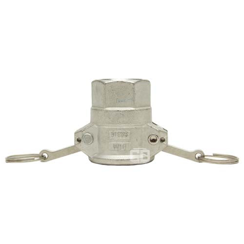 Stainless Steel 1" Female Camlock x 1" Female NPT