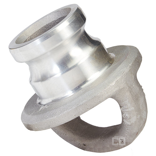 Aluminum 2" Male Safety Bump Plug