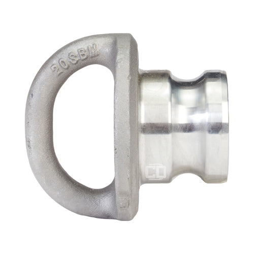 Aluminum 2" Male Safety Bump Plug