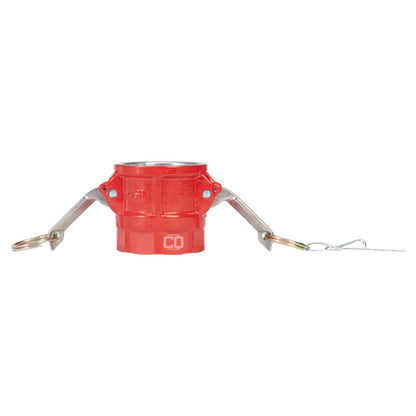 Aluminum 1 1/2" Female Camlock x 1 1/2" Female NH Fire Hose