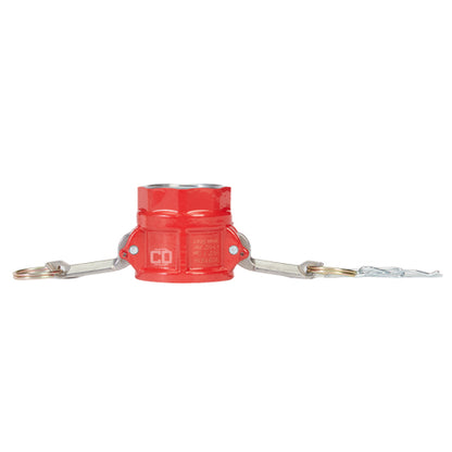 Aluminum 1 1/2" Female Camlock x 1 1/2" Female NH Fire Hose