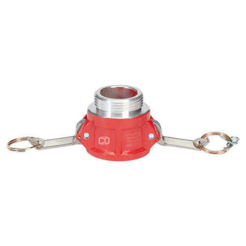 Aluminum 1 1/2" Female Camlock x 1 1/2" Male NH Fire Hose