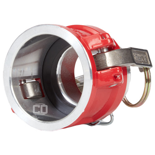 Aluminum 1 1/2" Female Camlock x 1 1/2" Male NH Fire Hose