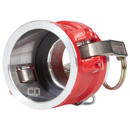 Aluminum 1 1/2" Female Camlock x 1 1/2" Male NH Fire Hose