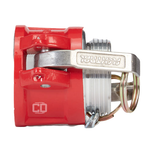 Aluminum 1 1/2" Female Camlock x 1 1/2" Male NH Fire Hose