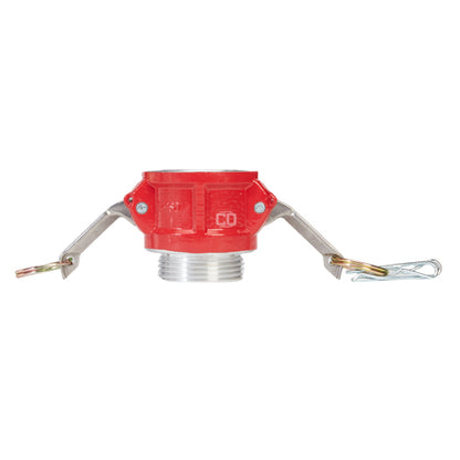 Aluminum 1 1/2" Female Camlock x 1 1/2" Male NH Fire Hose