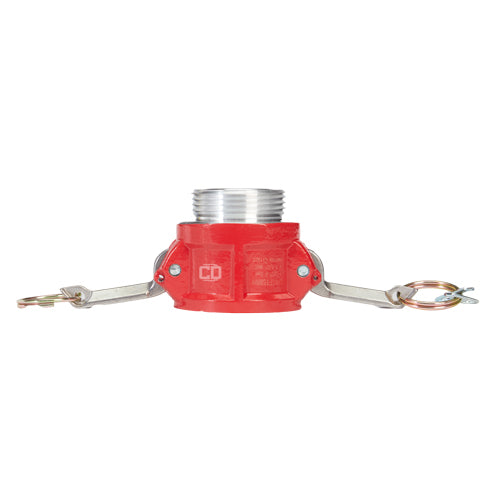 Aluminum 1 1/2" Female Camlock x 1 1/2" Male NH Fire Hose